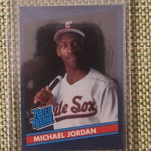 Michael Jordan Rated Rookie Baseball Card
